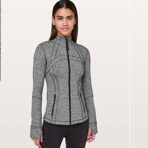 Lululemon Define Jacket Heathered Black size 8